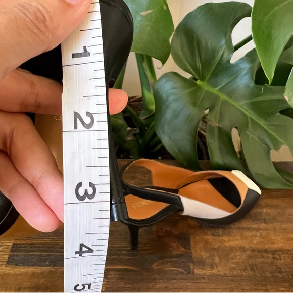 NEW!! FENDI Colorblock Slingback Heels EU 37.5 US7.5 - Picture 13 of 15